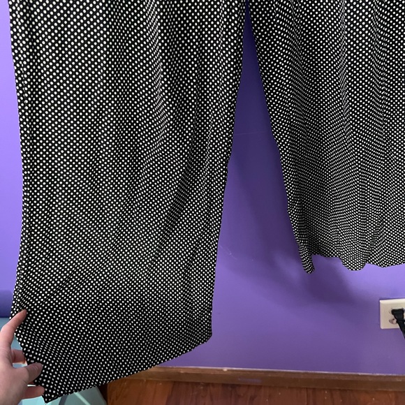 Anthropologie Maeve Cabo wide leg polka dot pants size 2 - Picture 3 of 8